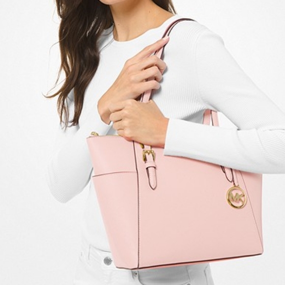 NWT Michael Kors Charlotte Tote Bag - Large Powder Blush - Picture 11 of 11